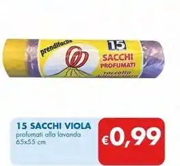 15 sacchi viola