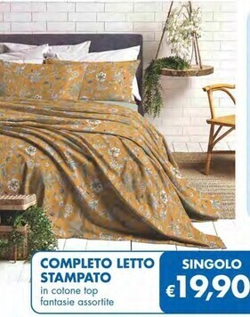 MD Discount Completo letto stampato singolo offerta