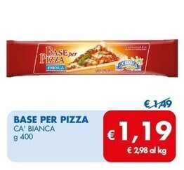 MD Discount Ca' bianca base per pizza offerta