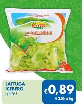 Natur lieve lattuga iceberg
