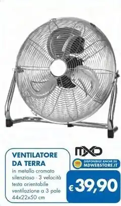 Mxd ventilatore da terra
