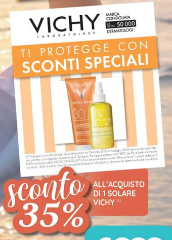 ALL'ACQUISTO DI 1 SOLARE VICHY