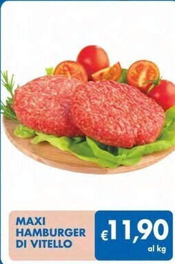 MD Discount Maxi hamburger di vitello offerta