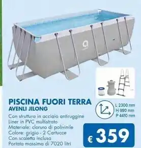 MD Discount Avenli jilong - piscina fuori terra offerta