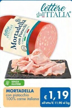 MD Discount Lettere dall'italia mortadella offerta