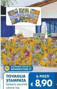 MD Discount Tovaglia stampata 6 posti offerta