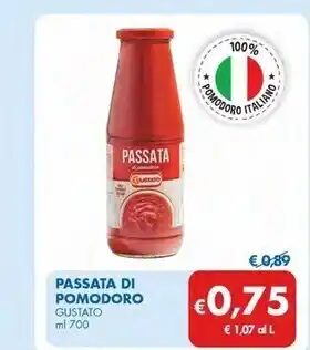 Gustato passata di pomodoro