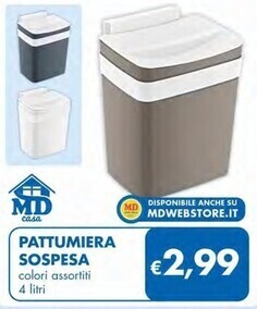 Pattumiera sospesa