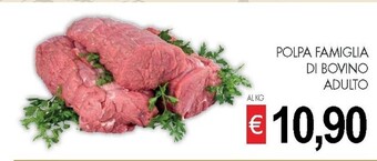 Polpa famiglia di bovino adulto