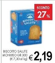 PrestoFresco Monviso biscotto salute offerta