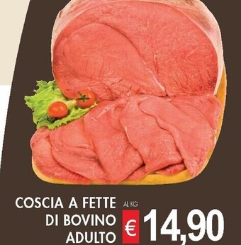PrestoFresco Coscia a fette di bovino adulto offerta