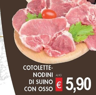 PrestoFresco Cotolette nodini di suino con osso offerta