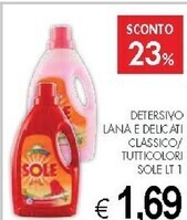 PrestoFresco Sole detersivo lana e delicati classico offerta