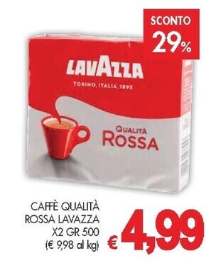 Lavazza caffè qualità rossa
