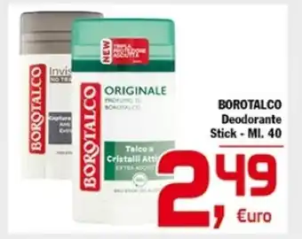 Borotalco deodorante stick