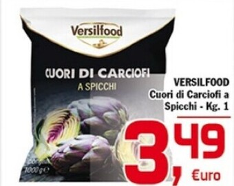 Versilfood cuori di carciofi a spicchi
