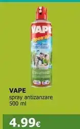 Tigotà Vape spray antizanzare offerta