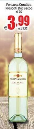 Elite Fontana candida frascati doc secco offerta