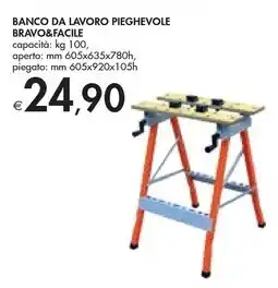 Bennet Bravo & facile banco da lavoro pieghevole offerta