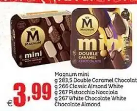 Elite Algida magnum mini double caramel chocolate offerta
