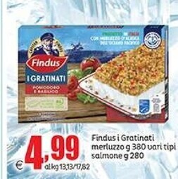 Elite Findus i gratinati merluzzo offerta