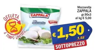 Ard Discount Zappalà mozzarella offerta