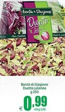 Elite Bontà di stagione duetto julienne offerta