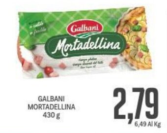 Supermercati Piccolo GALBANI MORTADELLINA 430 g offerta