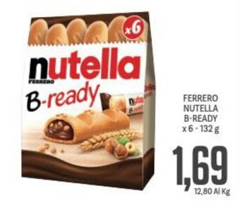 Supermercati Piccolo FERRERO NUTELLA B-READY x 6-132 g offerta
