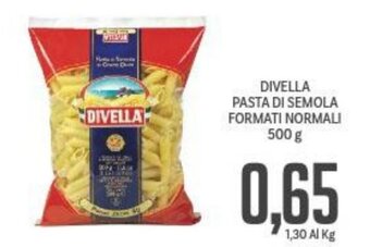 DIVELLA PASTA DI SEMOLA FORMATI NORMALI 500 g