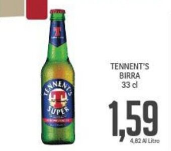 Supermercati Piccolo TENNENT'S BIRRA 33 cl offerta