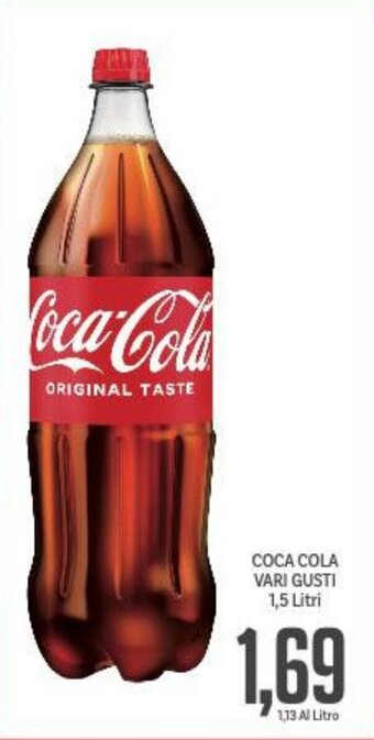 Supermercati Piccolo COCA COLA VARI GUSTI 1,5 Litri offerta