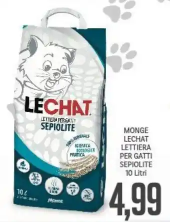 MONGE LECHAT LETTIERA PER GATTI SEPIOLITE 10 Litri
