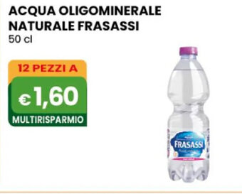 Gala Supermercati ACQUA OLIGOMINERALE NATURALE FRASASSI 50 cl offerta