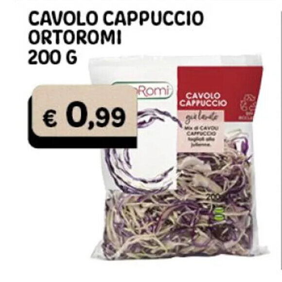 Gala Supermercati CAVOLO CAPPUCCIO ORTOROMI 200 G offerta