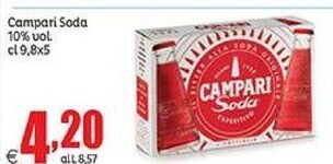 Elite Campari soda 10% vol. offerta