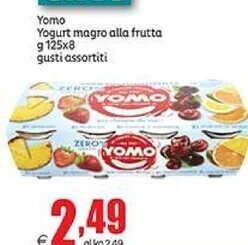 Elite Yomo yogurt magro alla frutta offerta