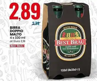 Eurospin Best bräu birra doppio malto offerta