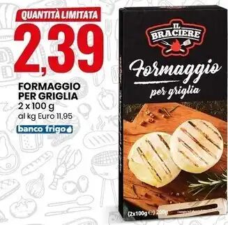 Eurospin Il braciere formaggio per griglia offerta