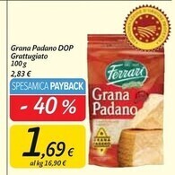 Carrefour Market Ferrari grana padano dop grattugiato offerta