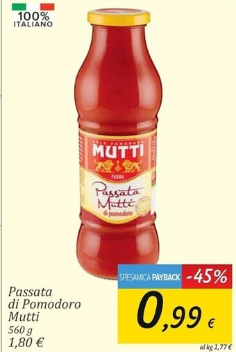 Mutti passata di pomodoro