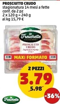 PENNY Le freschette prosciutto crudo offerta