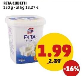 PENNY Feta cubetti offerta