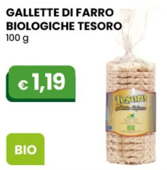 GALLETTE DI FARRO BIOLOGICHE TESORO 100 g