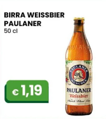 Gala Supermercati BIRRA WEISSBIER PAULANER 50 cl offerta