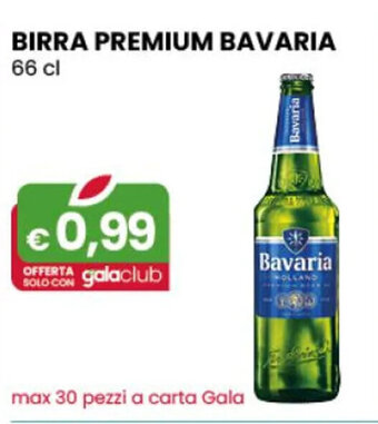Gala Supermercati BIRRA PREMIUM BAVARIA 66 cl offerta
