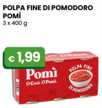 POLPA FINE DI POMODORO POMÌ 3 x 400 g