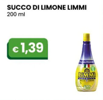 SUCCO DI LIMONE LIMMI 200 ml