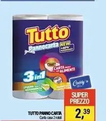 Caddy's Tutto panno carta offerta