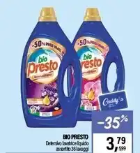 Caddy's Bio presto detersivo lavatrice liquido assortito 36 lavaggi offerta